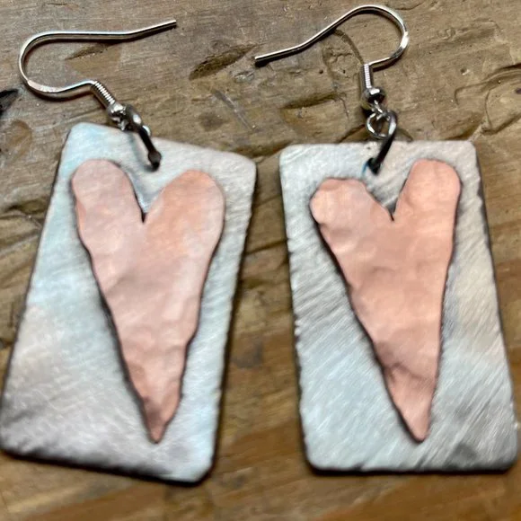 Be My Valentine Handmade Earrings - Picture 2 of 3